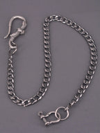 Biker Wallet Chain Keychain — Black-Tone Pants Chain, 9mm
