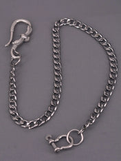 Biker Wallet Chain Keychain — Black-Tone Pants Chain, 9mm