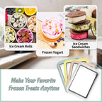 Multifunctional Rolled Ice Cream Maker Cold Sweet Fried Ice Pan DIY Household Frozen Yogurt Maker for Homemade Stir Fry