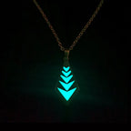 Luminous Heart Pendant Necklace — Stainless Steel