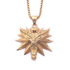 Viking Wolf Stainless Steel Pendant Necklace