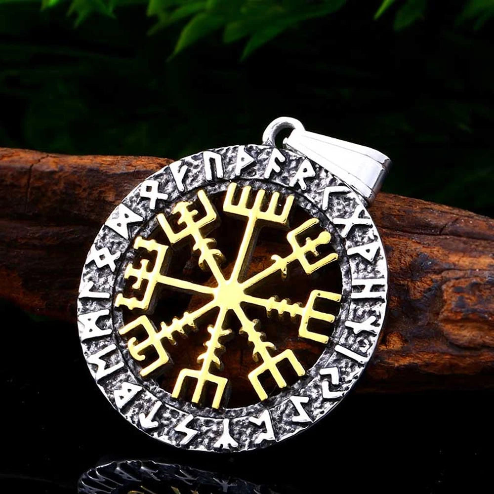 Multi-style Vintage Viking Necklace Men Amulet Nordic Tree of Life Celtic Stainless Steel Pendant Chain Jewelry Wholesale