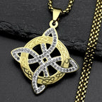 Slavic Witch Knot Pendant Necklace — Stainless Steel