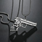 Punk Bull Buffalo Skull Pendant Necklace For Cool Men Women Stainless Steel Long Chain Necklace Party Gift Hip Hop Jewelry