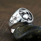 Skull Eagle Ring — 925 Silver