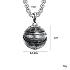 Basketball Steel Pendant Dark Street Punk