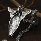 Gothic Grim Reaper Death Scythe Skull Necklace For Men Punk Biker Stainless Steel Chain Necklace Pendant Male Hip Hop