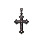 JINAO 2022 NEW European and American Style Colorful Cross Pendant High Quality Ice Cravejado AAA+ Cubic Zircon Jewelry For Gift