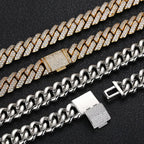 Iced Out Cuban Chain Stainless Steel 10MM