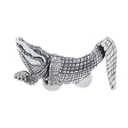Metal pocket square vintage octopus crocodile men's suit new punk-style brooch heavy-duty accessory pin
