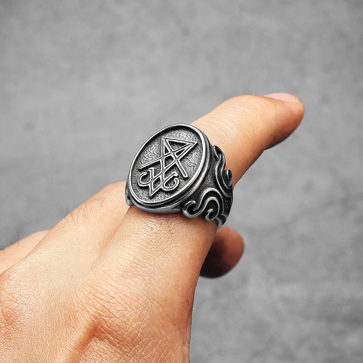 Lucifer Ring — Stainless Steel