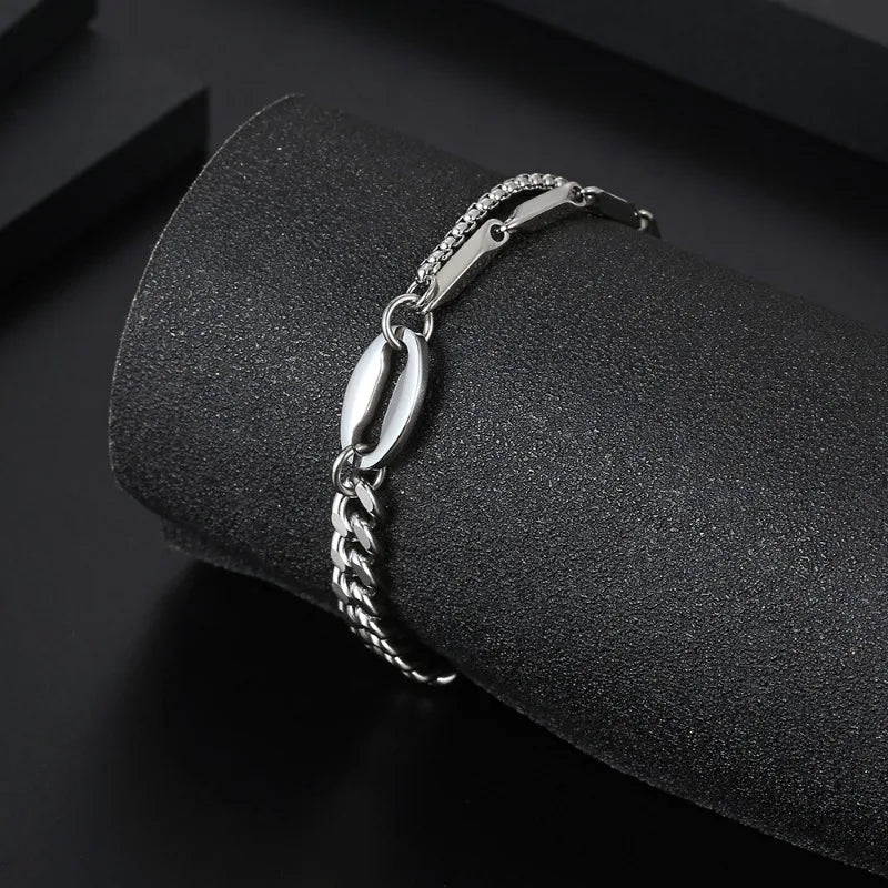 Splicing Bracelet — Stainless Steel