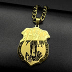 St. Michael Angel Pendant Necklace — Stainless Steel