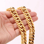 Cuban Link Necklace 8-18mm — Stainless