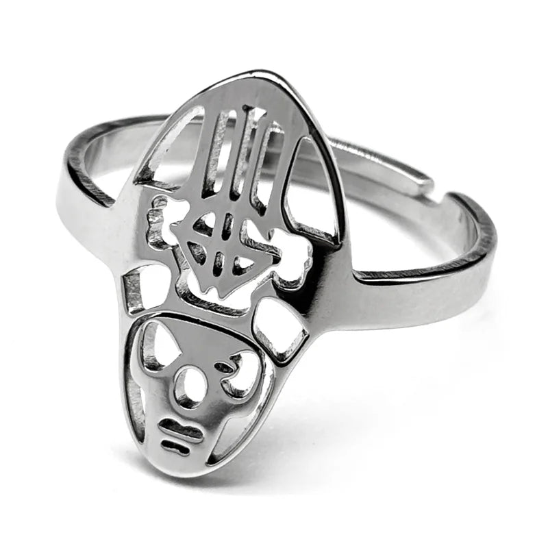 Statement Ring — Stainless Steel Adjustable