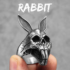 Bat Skull Ring — Stainless Steel
