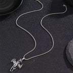 Devil Bat Goddess Pendant Necklace — Stainless Steel