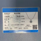 6 Prong CZ Sparkling Chain Necklace — Silver-Tone