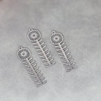 3pcs Eye of Horus Charms DIY Craft Tassels Earrings Necklace Jewelry Making Devil Eye Amulet Stainless Steel Pendant