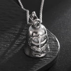 Cross Moto Bell Steel Pendant European American