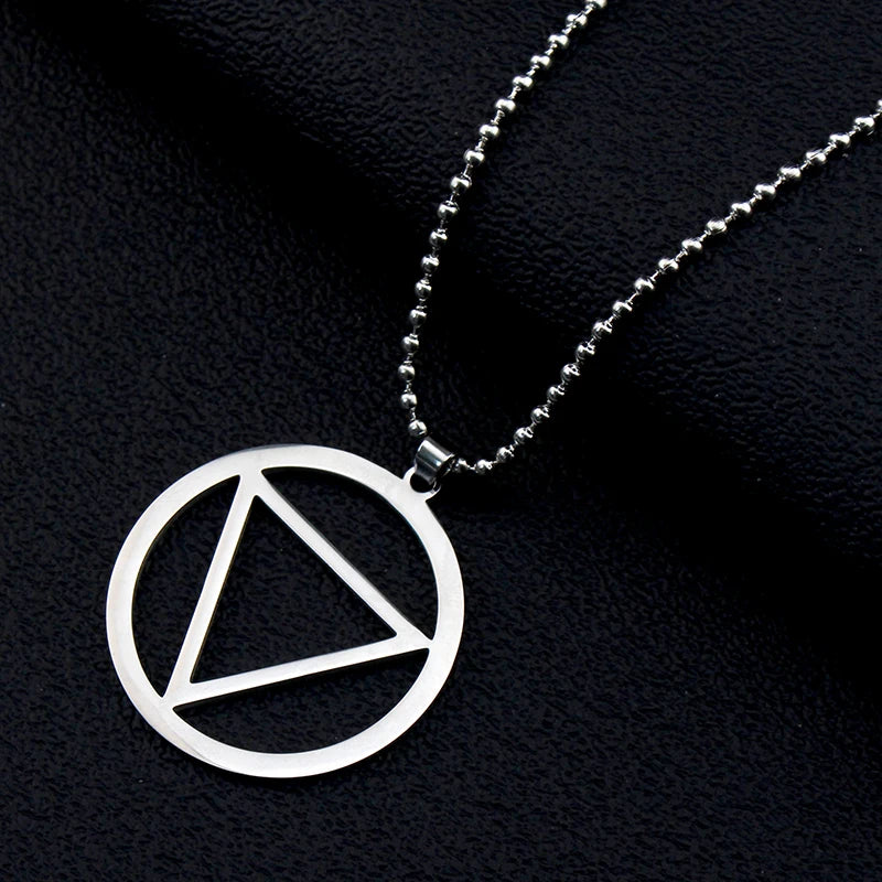 Akatsuki Hidan Ninja Jashin Necklace Trinity Symbol Baptism Catholicism Vintage Keychain Religious Pendant Jewelry