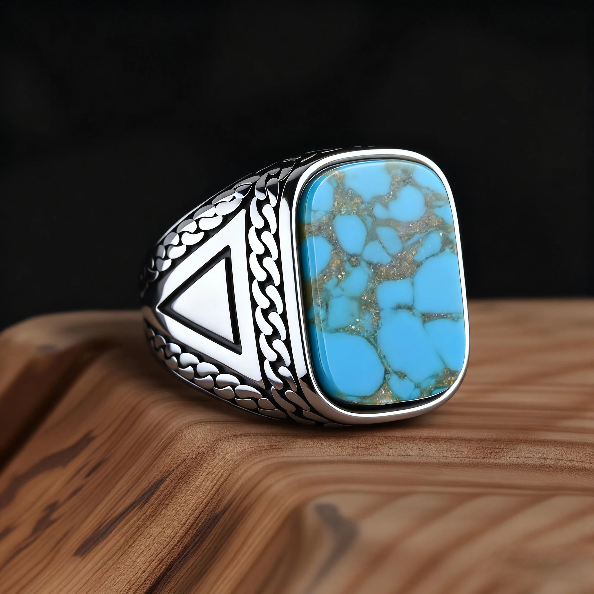 Onyx Variety Ring — Stainless Steel