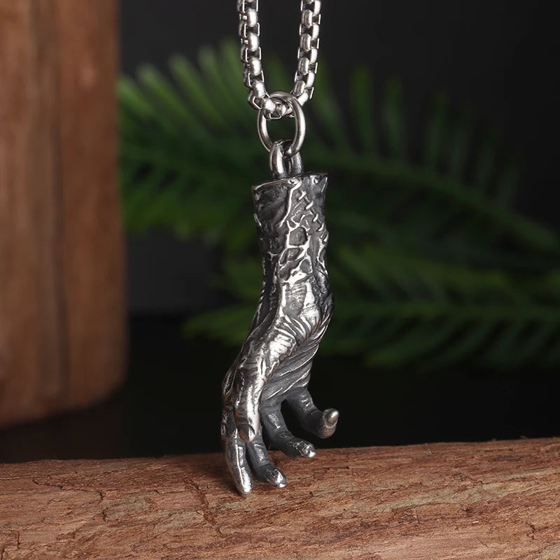 Cool Heavy Bicycle Chain Skull Motorcycles Engine Metal Pendant Jewelry Motor Biker Skull Cross Men Pendant