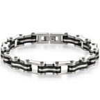 Punk Men's Biker Bracelet Motorcycle Style Chain 316l Stainless Steel Bracelets for Man Jewelry Accessory Birthday