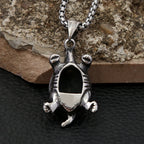 Turtle Pendant — Stainless Steel
