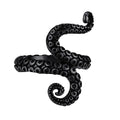 New Octopus Opening Knitting Loop Crochet Ring Stainless Steel Punk Style Thimble Ring Adjustable Finger Wear Knitting