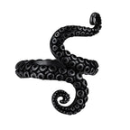 New Octopus Opening Knitting Loop Crochet Ring Stainless Steel Punk Style Thimble Ring Adjustable Finger Wear Knitting