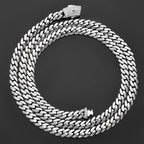 925 Silver VVS Moissanite Monaco Chain Necklace