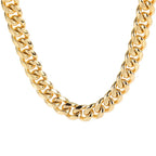 Stainless Steel Cuban Chain Necklace 12MM
