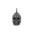 Gothic Dark Skull Stainless Steel Pendant Necklace