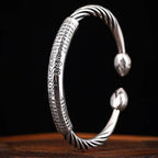 Men\'s Personalized Retro Ethnic Animal Pixiu Bangles Men Women Cuff Bracelets Casual Jewelry Gifts