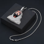 TUHE Copper Zircon Hip Hop Jewelry Jesus Pendant Brass 18k Plated 5A CZ Covered with Diamonds Men's Christmas Gift
