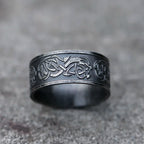 Norse Viking Dragon Ring — Stainless Steel