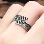 Angel Wings Ring — Stainless Steel