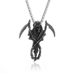 Vintage Cthulhu Mythos Octopus Sea Monster Pendant Necklace for Men Hip Hop Fashion Cool Jewelry Gift