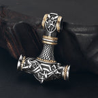 316L Stainless Steel Norse Viking Rune Axe Pendant for Men Necklace DIY Accessories Finding Jewelry Making Charm