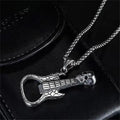 Skull Guitar Steel Pendant European American