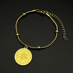 Seven Archangels Amulet Stainless Steel Bracelet for Women Men Seal of Salomon Talisman Christian Protection Hand Chain