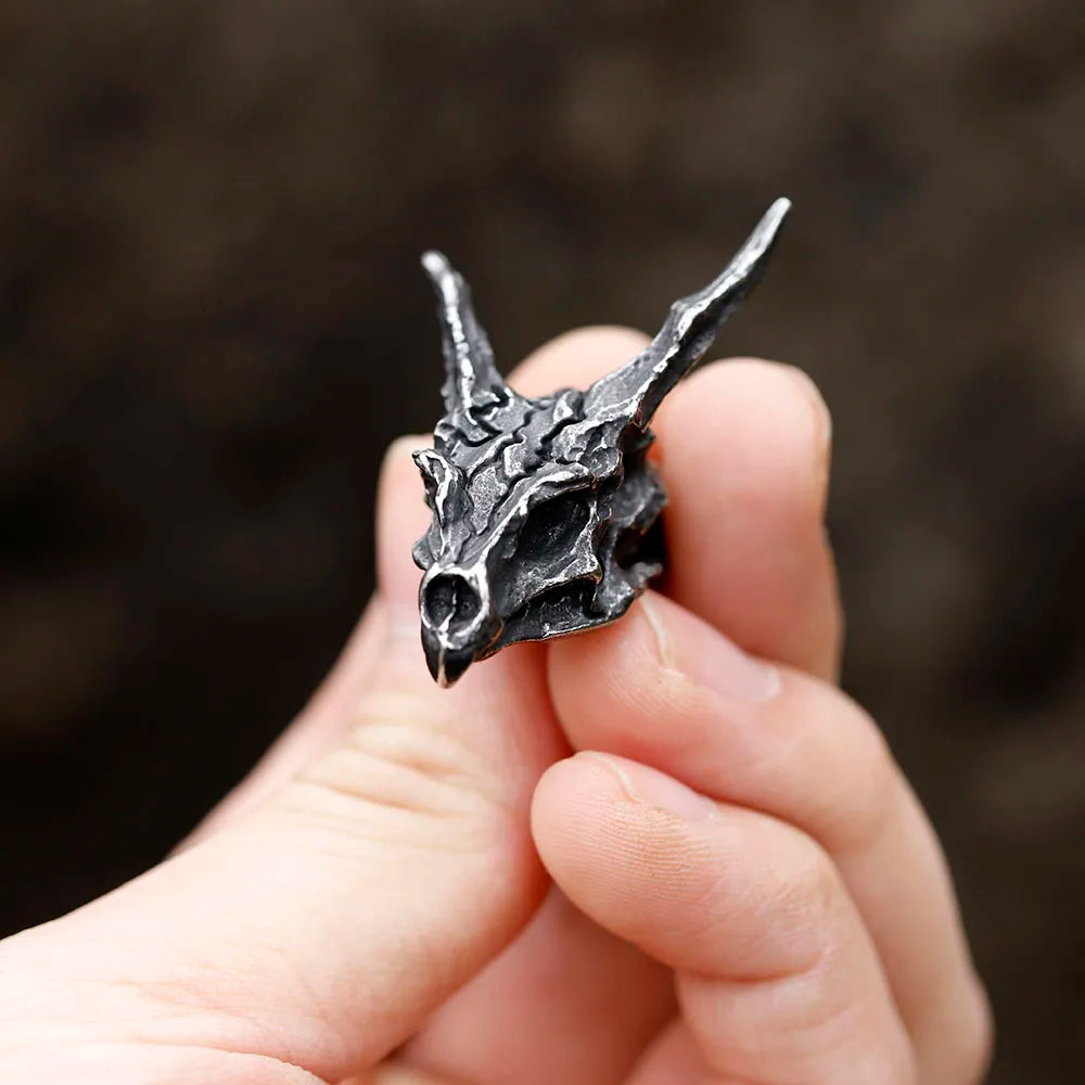 Dragon Skull Pendant Necklace