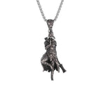 Vintage Punk Mythology Style Metal Sexy Angel Goddess Pendant Necklace for Men Women Classic Mysterious Souvenir Jewelry