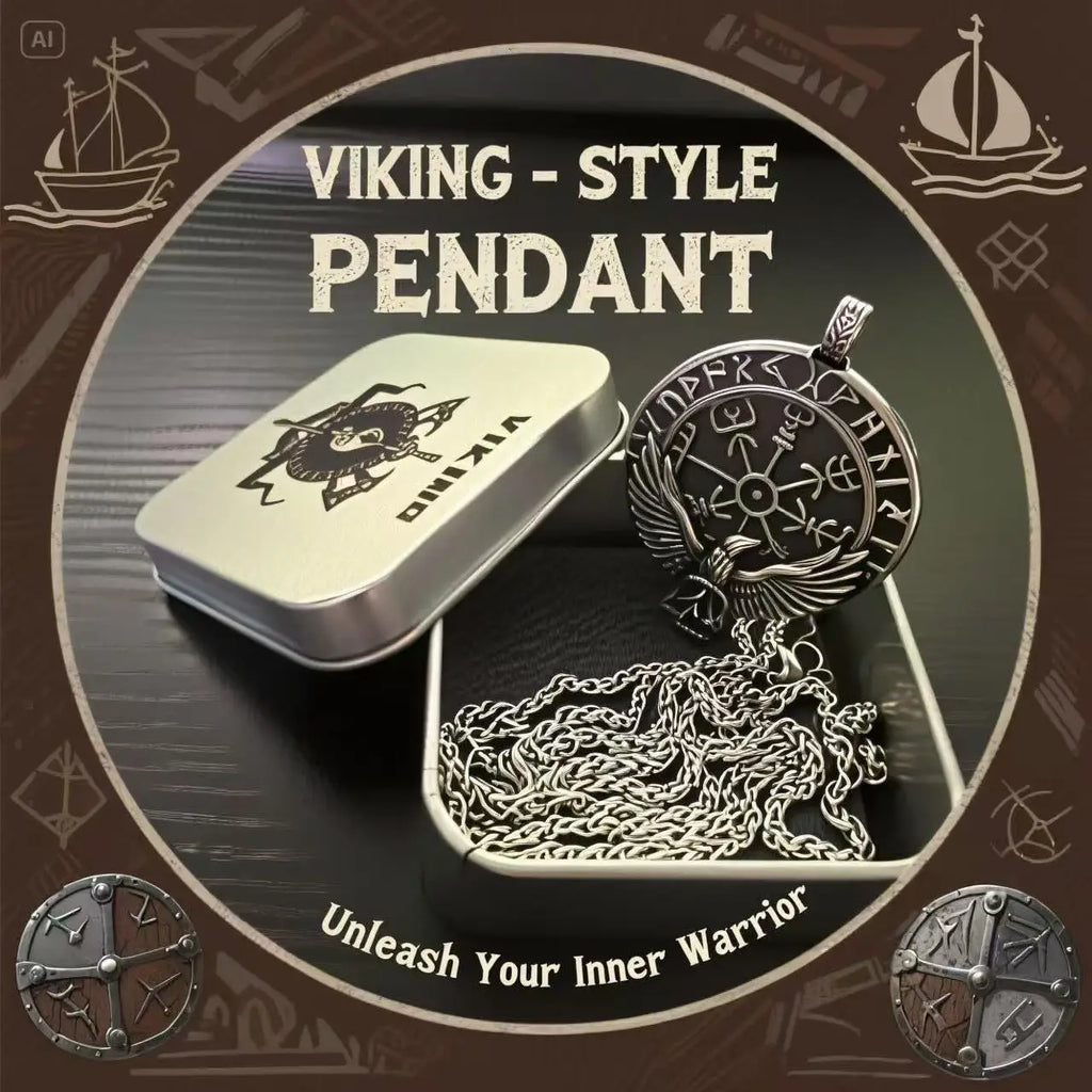 Viking Steel Pendant 316L Rune Axe High-end