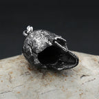 Gothic Dark Skull Stainless Steel Pendant Necklace