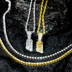 Iced Out Jesus Pendant Rope Tennis Set