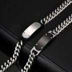 Casual Men's Thick Chain Bracelet,Never Fade Stainless Steel Wristband,New Punk Jewelry Gift