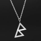 Viking Rune Layering Necklace — Minimal