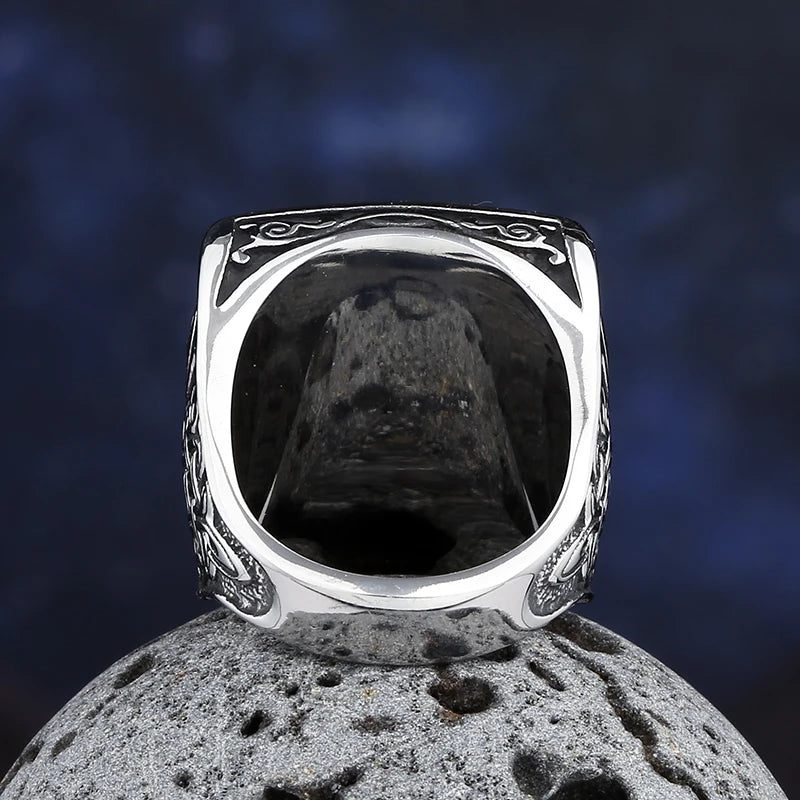 2024 New Vintage 316L Stainless Steel Special Knight Ring Fashion Good Detail Chic Fancy Jewelry Freeshipping For Man